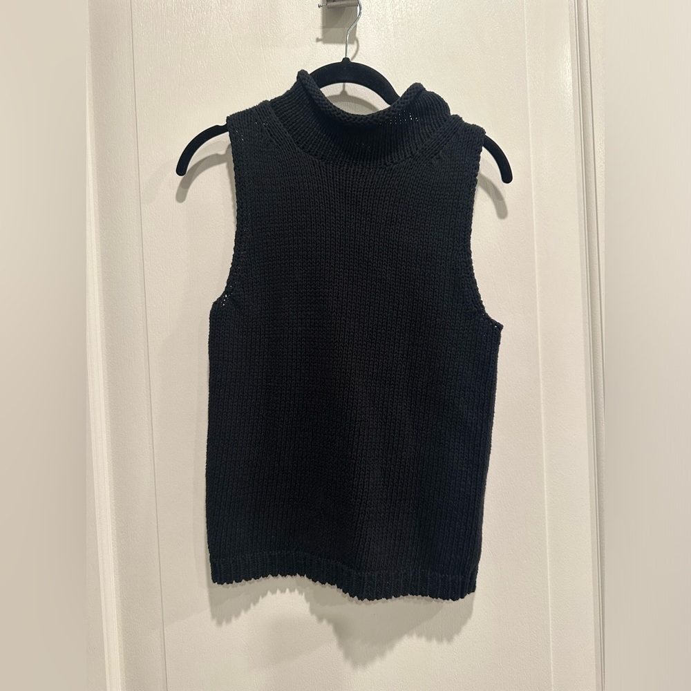 JCREW Mock Neck Knitted Shell
